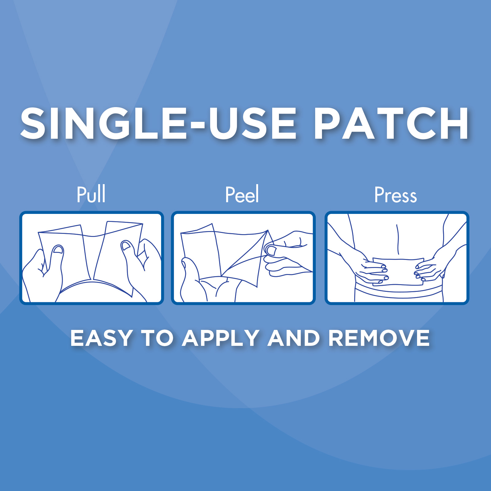 HealthWise Maximum Strength Pain Relief Patch 6 Count - Image 6