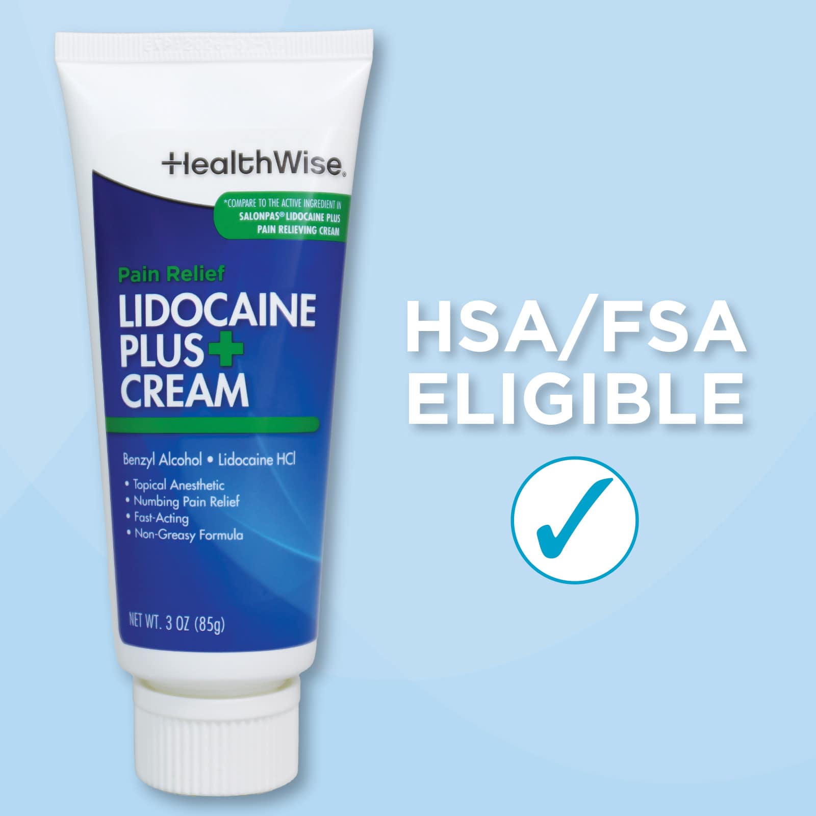 HealthWise Lidocaine Plus+ Cream - Image 8