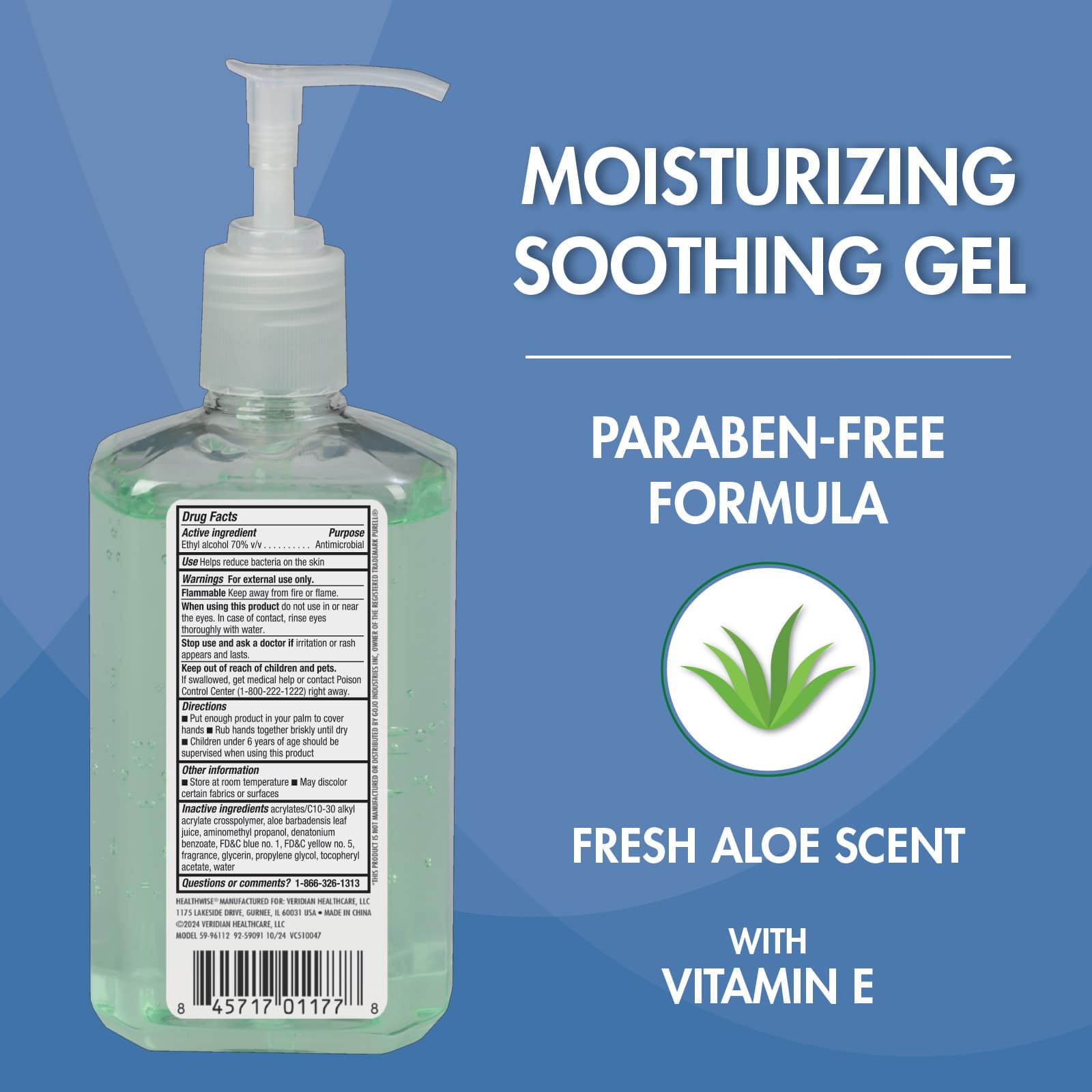 HealthWise Hand Sanitizer 12 oz - Image 2