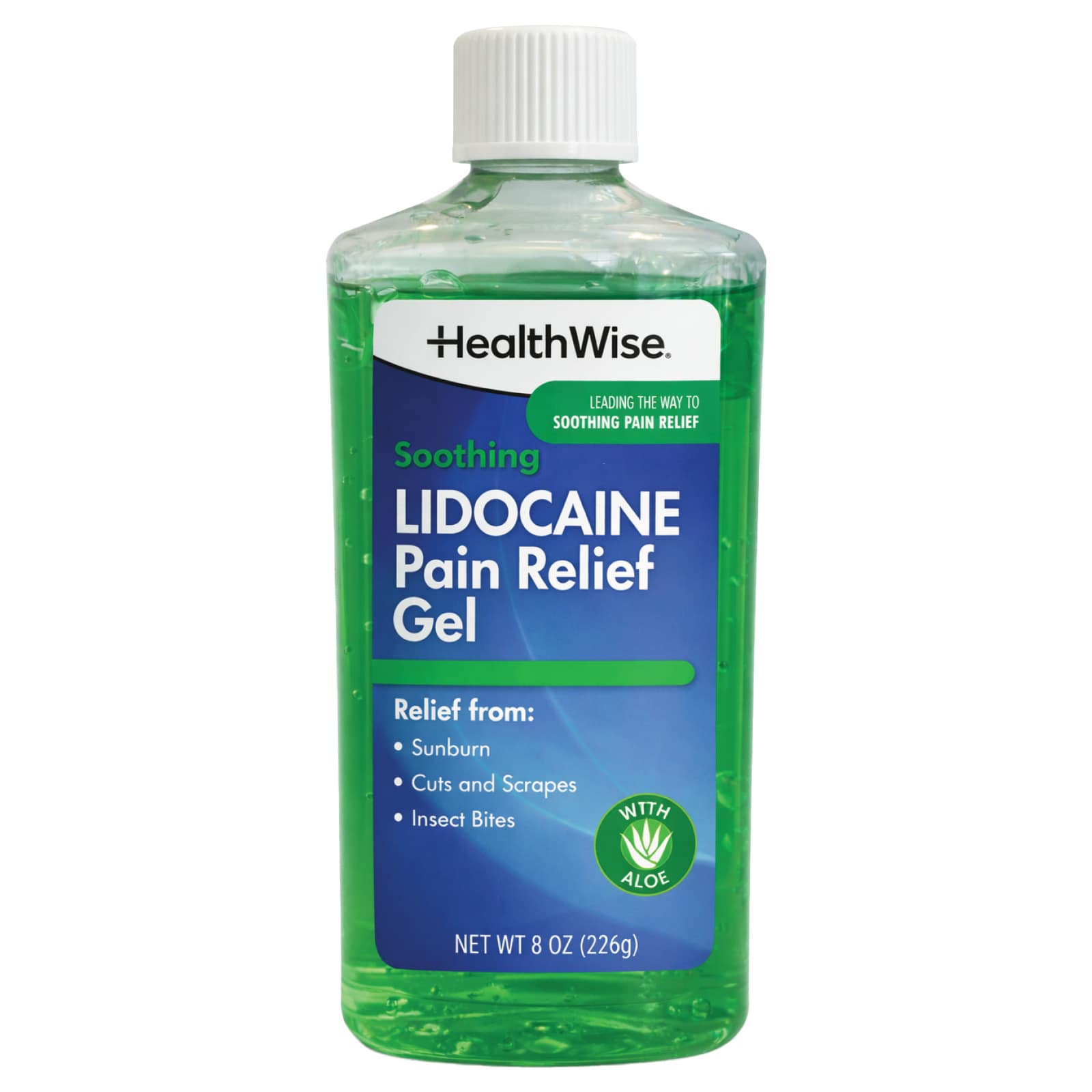 HealthWise Soothing Lidocaine Gel with Aloe Vera