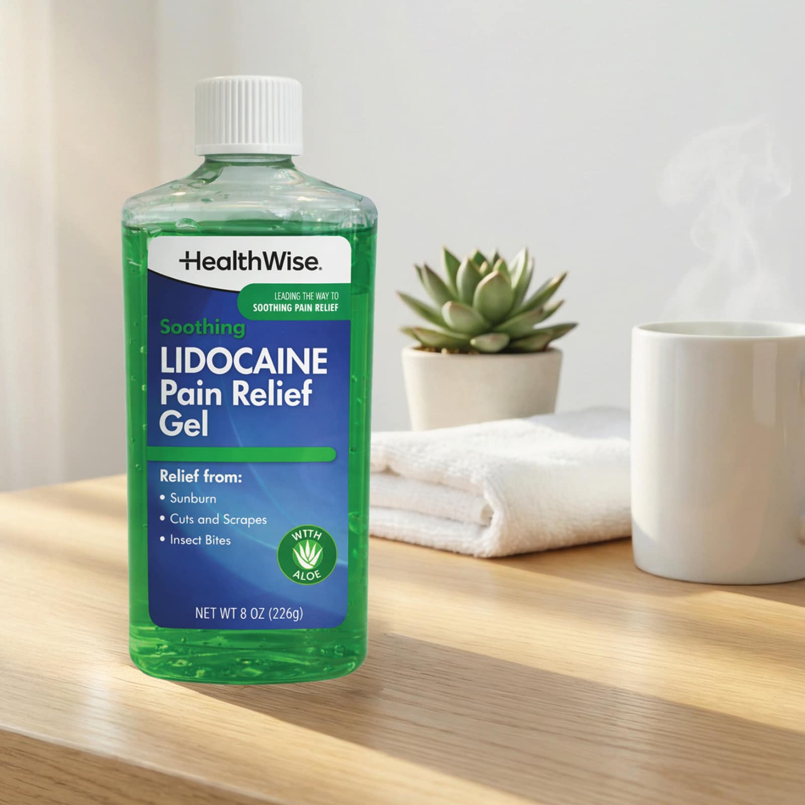 HealthWise Soothing Lidocaine Gel with Aloe Vera - Image 5