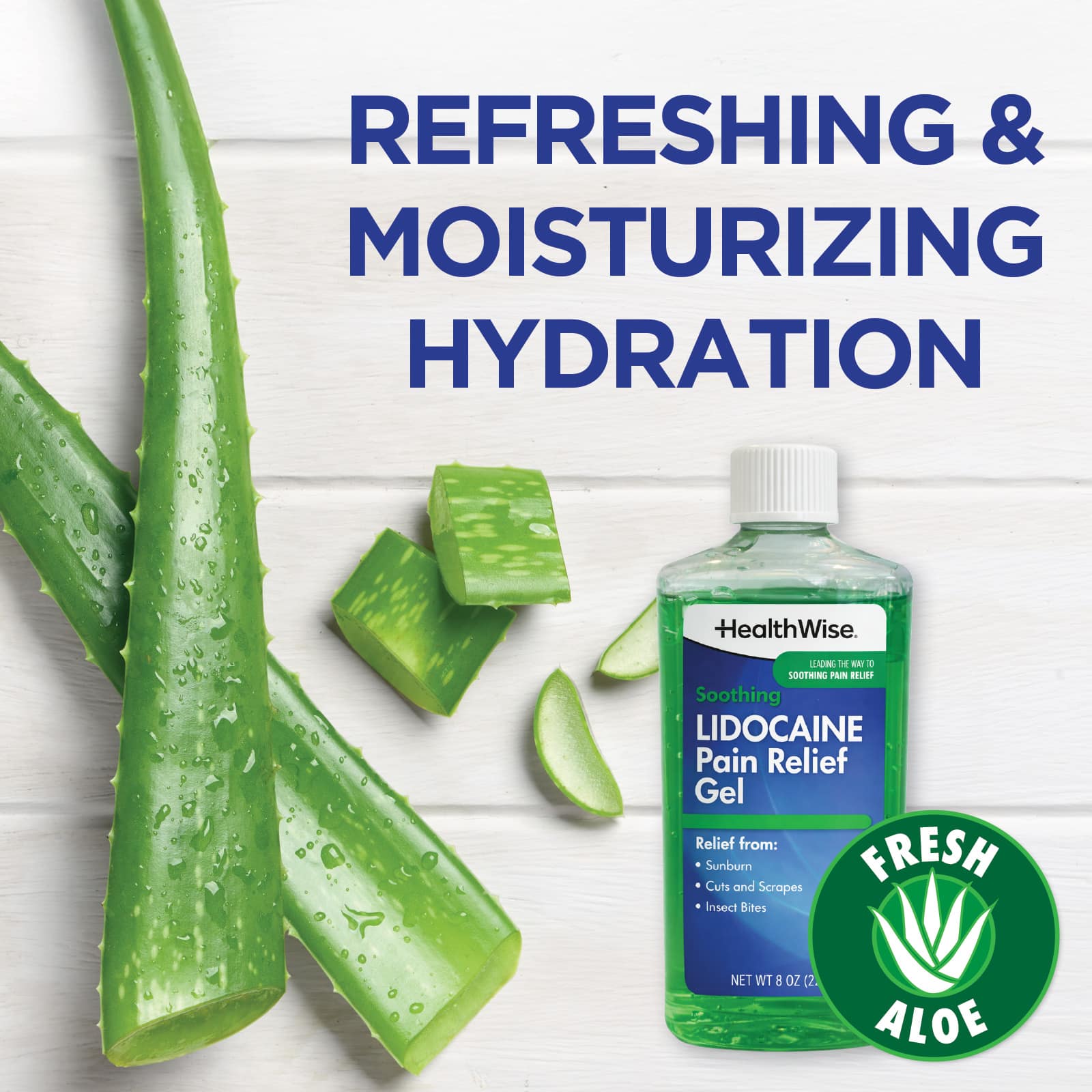 HealthWise Soothing Lidocaine Gel with Aloe Vera - Image 7