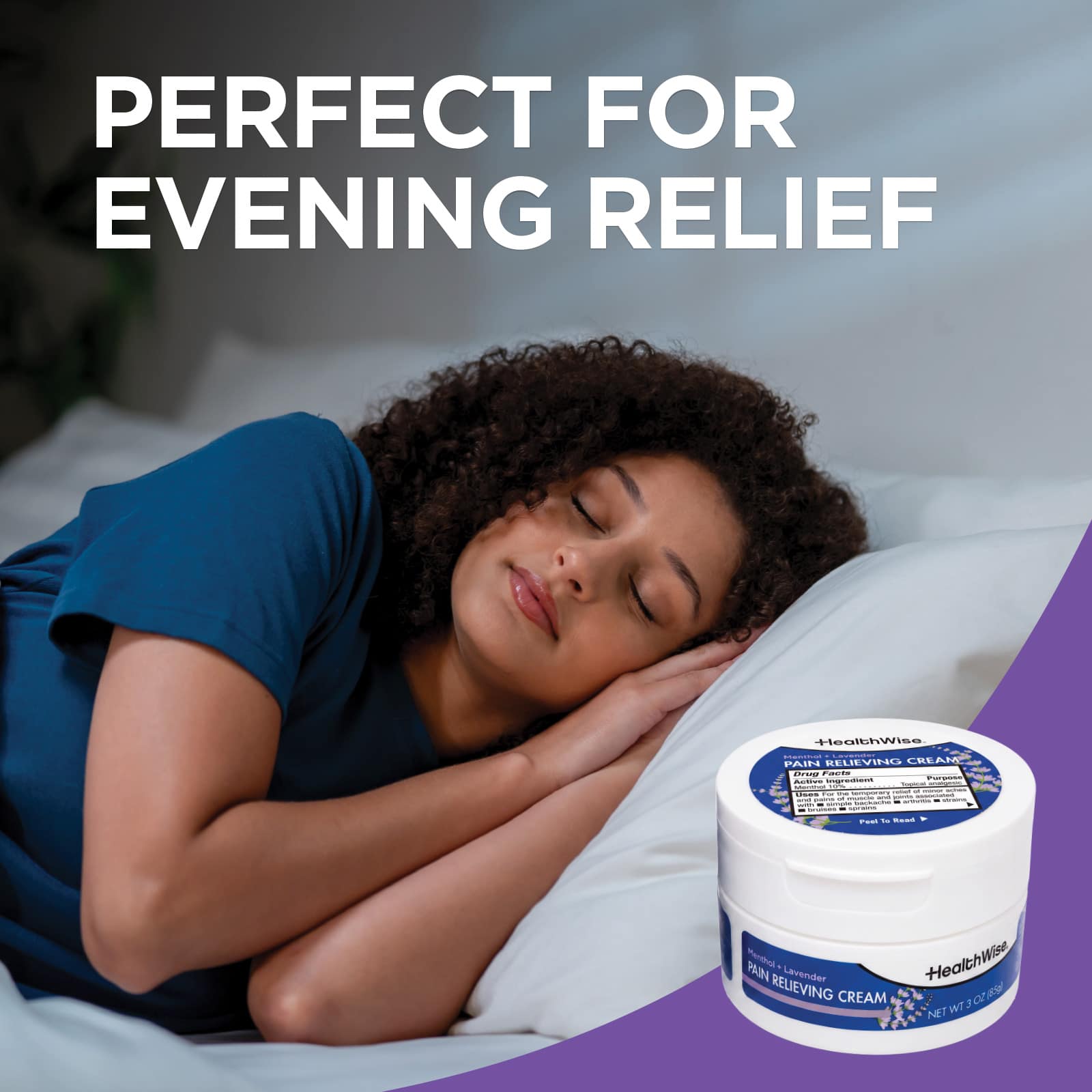 HealthWise Lavender Menthol Pain Relieving Cream - Image 7