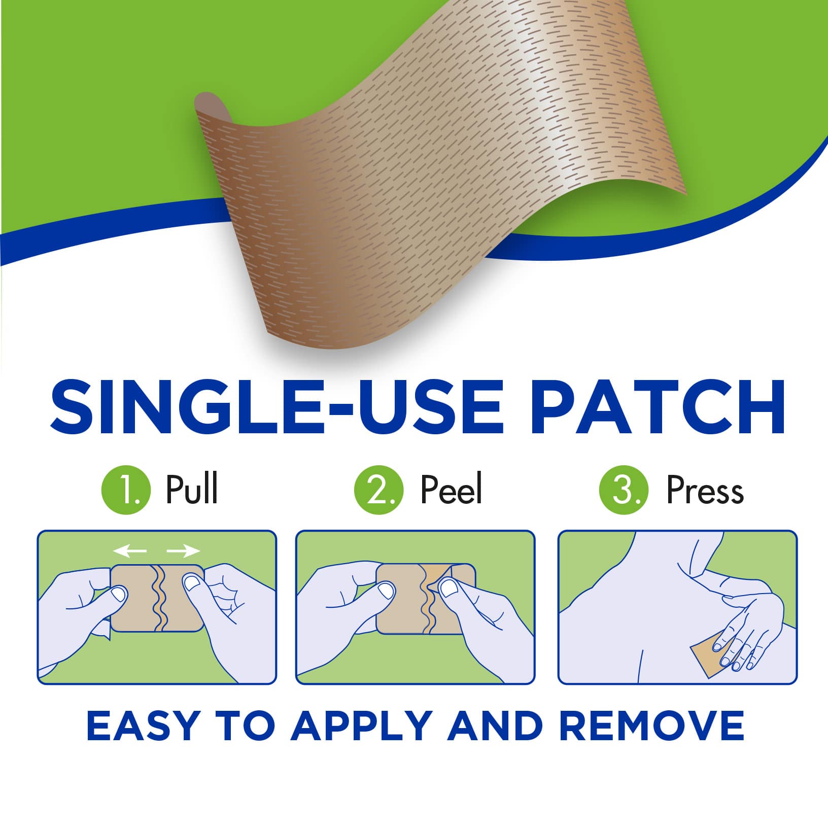 TheraCare Pain Relief 3X Medicated Patch, 60 count - Image 6