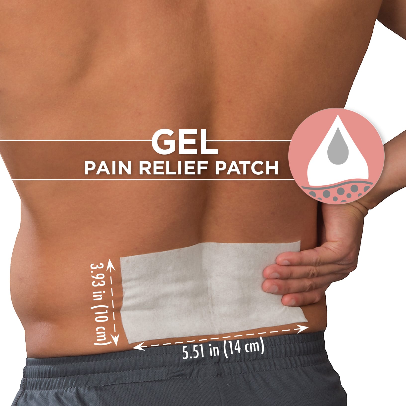 TheraCare 5% Menthol Pain Relief Patch, 4 Count - Image 5