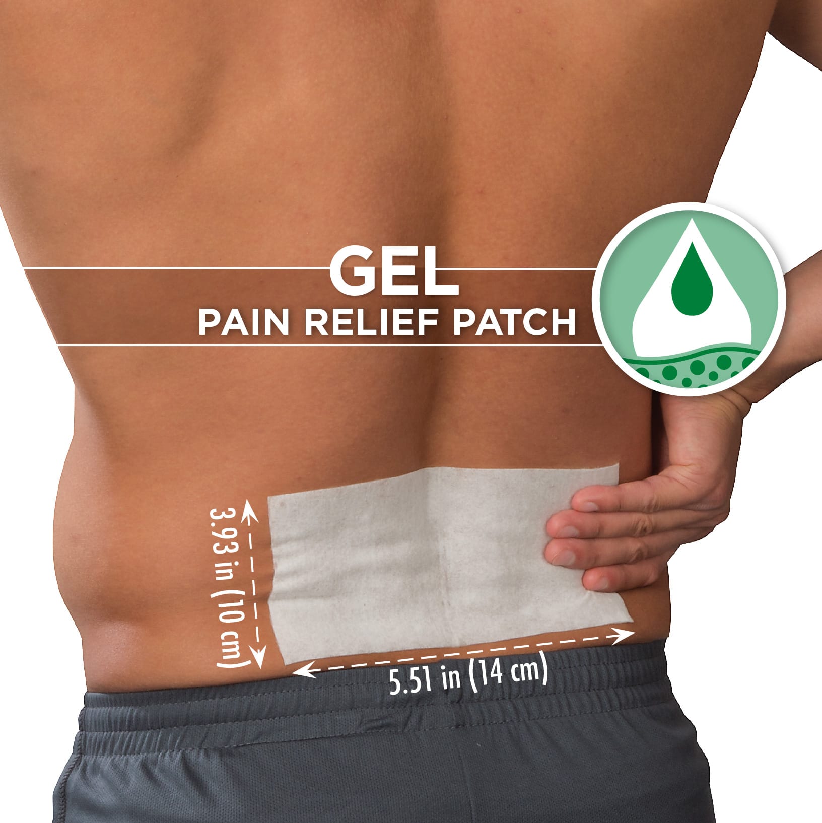 TheraCare Soothing 5% Menthol Pain Relief Patch, 5-Count - Image 5