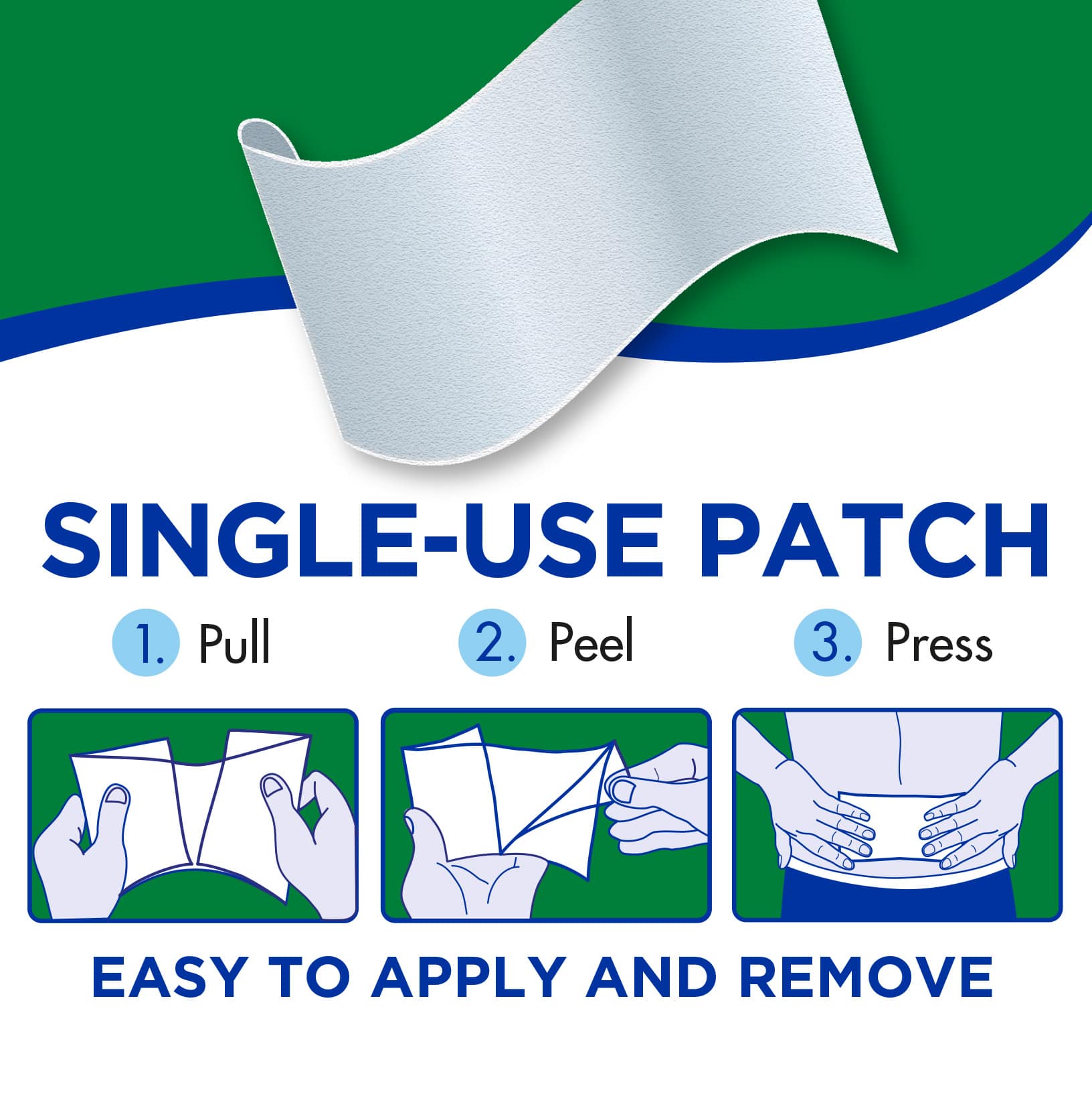 TheraCare Soothing 5% Menthol Pain Relief Patch, 5-Count - Image 6